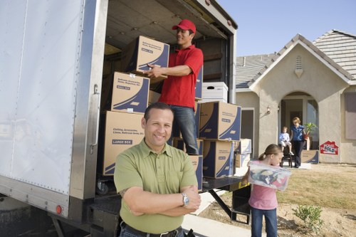 Fragile items prepared for a Chelsea flat relocation