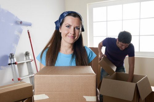 Moving day logistics in a Chelsea property