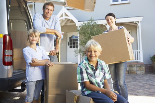 Crew managing risks during a property move