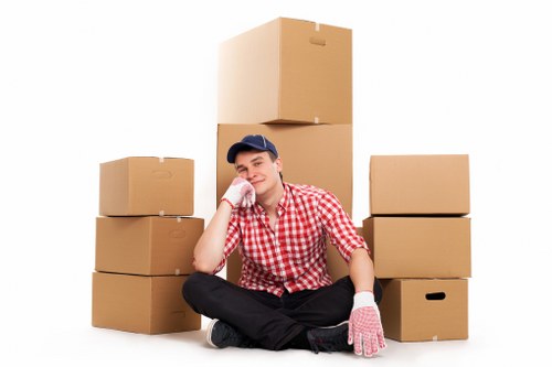 Local movers transporting furniture in Chelsea